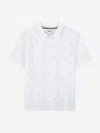Hugo Boss Boss Boys Logo Polo Shirt In White