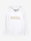 Hugo Boss Sweater Boss Kids Color White In White