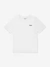 Hugo Boss Boss Boys Logo Print T-shirt In White