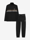 Hugo Boss Boss Boys Logo Print Tracksuit In Black