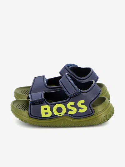 Hugo Boss Kids' Boss Boys Logo Sandals