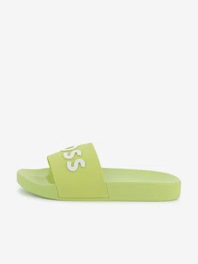 Hugo Boss Kids' Boss Boys Logo Sliders