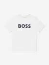 Hugo Boss Baby Boys Logo T-shirt In White