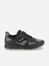 Hugo Boss Boss Boys Logo Trainers In Black