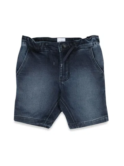Hugo Boss Boss Boys Mini Denim Bermuda Shorts In Blue