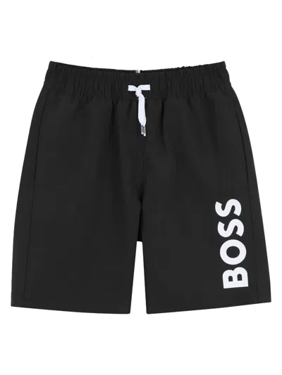 Hugo Boss Boss Boys' Mini Swimwear In Black