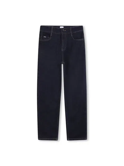 Hugo Boss Boss Boys Mini Trousers Jeans In Blue