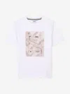 Hugo Boss Boss Boys Monogram Print T-shirt In White