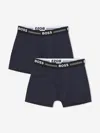 Hugo Boss Boss Boys Set Of 2 Boxer Shorts Set In Black