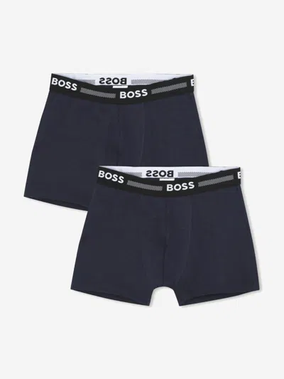 Hugo Boss Kids' Boss Boys Set Of 2 Boxer Shorts Set