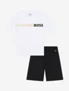 Hugo Boss Clothing Set Boss Kids Color White In Black