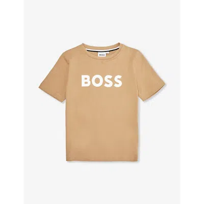 Hugo Boss Boss Boys Stone Kids Logo-print Short-sleeve Cotton-jersey T-shirt 4-16 Years