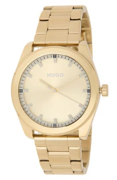 Hugo Boss Boss Bright Bracelet Watch, 42mm In Gold