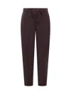 Hugo Boss Boss Brown Boss Pants With Drawstring And Zip Closure In Brown
