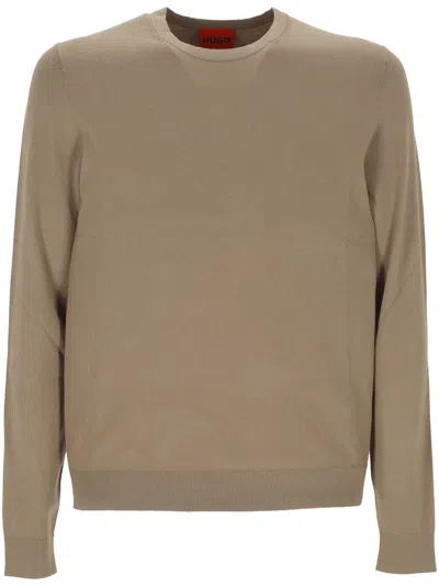 Hugo Boss Boss Brown Slim Fit Sweater