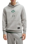 Hugo Boss Boss X Nfl Woodson Graphic Hoodie In New York Jets