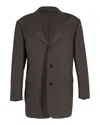 Hugo Boss Boss By  Blazer In Brown Wool