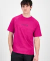 Hugo Boss Boss By  Logo T-shirt, Created For Macy's In Medium Pink