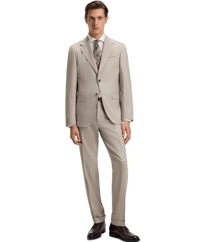 HUGO BOSS BOSS BY HUGO BOSS MEN'S 2-PIECE WOOL BLEND SLIM-FIT SUIT