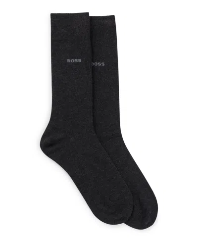 Hugo Boss Boss By  Men's 2-pack Of Regular-length Socks In Black
