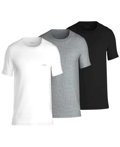 Hugo Boss Boss By  Men's 3-pack Classic Assorted Solid Color Crewneck T-shirts