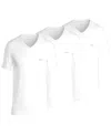 Hugo Boss Boss By  Men's 3-pack Classic Solid V-neck T-shirts In White