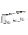 Hugo Boss Boss Underwear 3 Pack Trunks White In White
