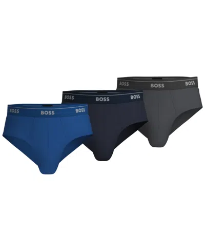 Hugo Boss Boss By  Men's 3-pack Classic Briefs Briefs In Blue