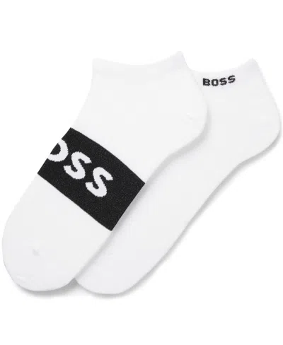 Hugo Boss Boss By  Men's Ankle-length Two-pack Socks