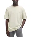 Hugo Boss Boss By  Men's Mixed Structures Regular-fit T-shirt In Open Beige