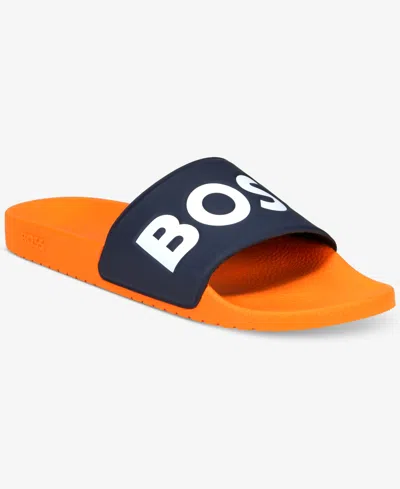 Hugo Boss Boss By  Men's Aryeh Slip-on Slide Sandals