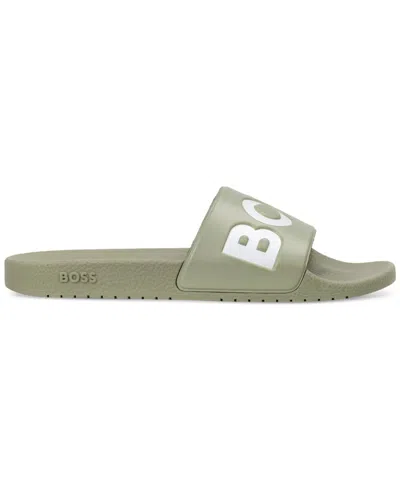 Hugo Boss Boss By  Men's Aryeh_slid_npvlg Slip-on Slide Sandals