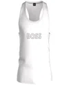 Hugo Boss Logo-print Cotton Tank Top In White