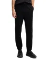 Hugo Boss Boss By  Men's Bonded-fleece Tracksuit Bottoms In Black