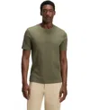 Hugo Boss Boss By  Men's Bubble-jacquard Structure T-shirt In Green
