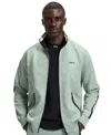 Shop Hugo Boss Boss By  Men's Circle-jacquard Zip-up Sweatshirt
