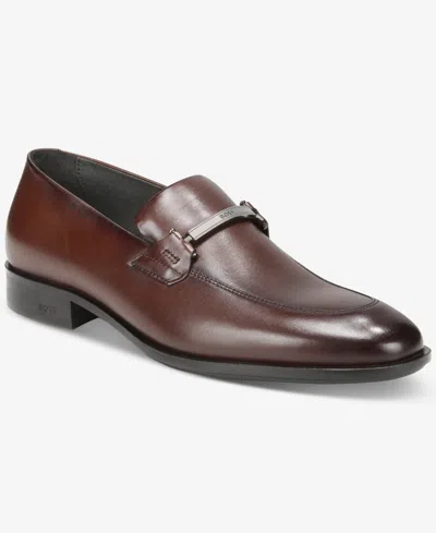 Hugo Boss Boss By  Men's Colby Italian Leather Bit Loafers In Brown