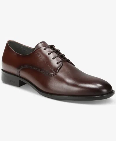 Hugo Boss Boss By  Men's Colby Lace-up Derby Dress Shoes In Brown
