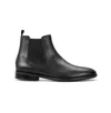 Hugo Boss Boss Derrek Plain Toe Chelsea Boot In Black