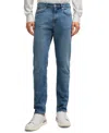 Hugo Boss Vintage-blue Jonah Jean Straight Fit In Open Blue