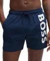 Hugo Boss Boss Octopus Swim Trunks In Navy