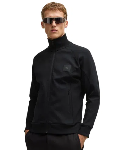 Hugo Boss Boss By  Men's Cotton-blend Sweatshirt In Black