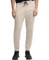 Hugo Boss Hadiko Cuffed Sweatpants In Open Beige