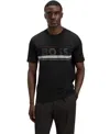 Hugo Boss Boss By  Men's Cotton-jersey Logo T-shirt In Black