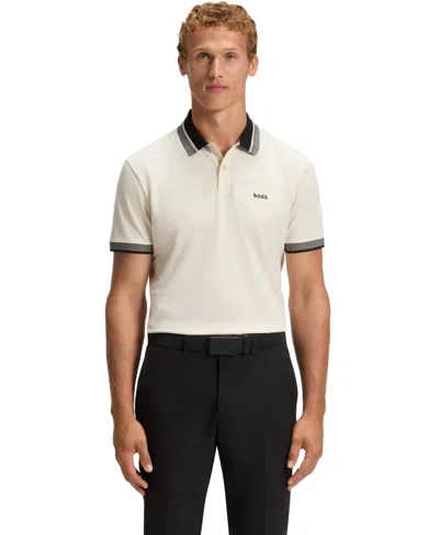 Hugo Boss Boss By  Men's Cotton-pique Polo Shirt In White