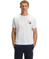 Hugo Boss Boss By  Men's Decorative Reflective Relaxed-fit T-shirt In Neutral
