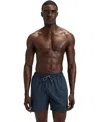 Hugo Boss Boss By  Men's Degrade Monogram Swim Shorts In Blue