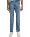 Hugo Boss Boss By  Men's Delaware Slim-fit Bright-blue Jeans In Open Blue