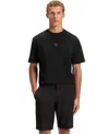 Hugo Boss Boss By  Men's Double B Monogram Cotton-jersey T-shirt In Black