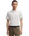 Hugo Boss Boss By  Men's Double B Monogram Regular-fit Polo In White